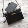 High YSL Saint Laurent Manhattan Baguette Top Handle Bag Black