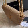 Fashion YSL Saint Laurent Medium Envelope Bag Mix Matelasse Apricot