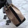 Designer YSL Saint Laurent Monogram All Over Bucket Bag