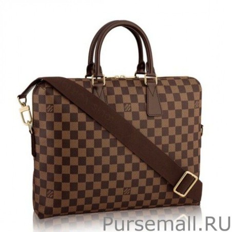 Perfect Porte Documents Jour Damier Ebene N42242