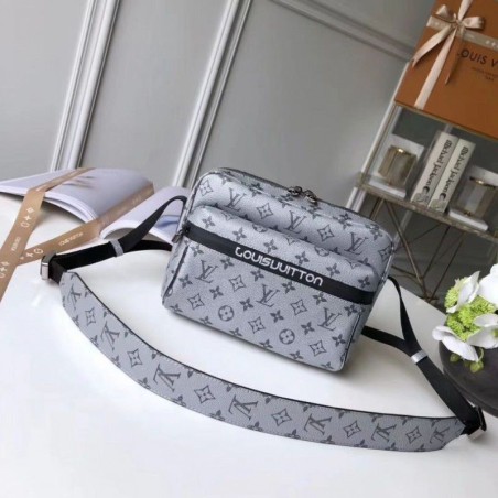 High Messenger PM Bag Monogram Canvas M43843 White