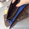 1:1 Mirror Emilie Wallet Monogram Canvas M60138 Blue