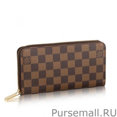 Top Quality Zippy Wallet Damier Ebene Canvas Canvas N60015