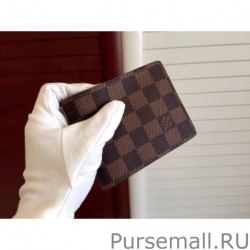 AAA+ Damier Ebene Canvas Canvas Multiple Wallet N60895