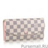 Replica Emilie Wallet Damier Azur Canvas N41625