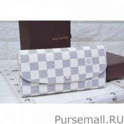 Replica Emilie Wallet Damier Azur Canvas N41625