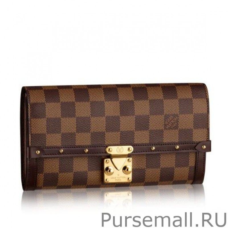 Luxury Venice Wallet Damier Ebene Canvas N60535