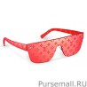 Top Red City Mask Monogram Sunglasses Z0992U