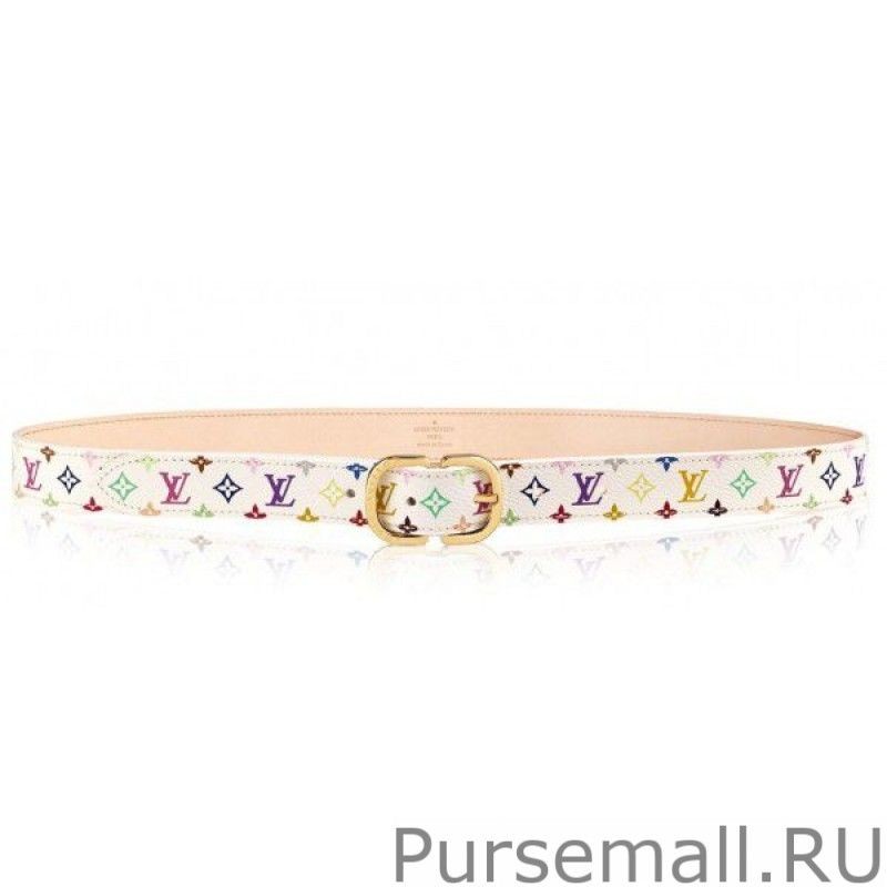 Knockoff Mini 25MM Belt Monogram Multicolor M9585W