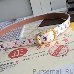 Knockoff Mini 25MM Belt Monogram Multicolor M9585W