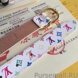 Knockoff Mini 25MM Belt Monogram Multicolor M9585W