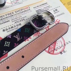 Inspired Mini 25MM Belt Monogram Multicolor M9586W