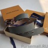 Copy Voyager 35mm Belt Monogram Titanium MP043U