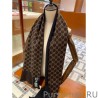 Copy double heavy wool silk scarf Black