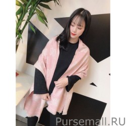 Wholesale Double-sided two-tone Wool Scarf 50 x 200 Pink