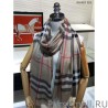 Perfect Burberry Classic Check Cashmere Shawl Brown