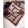 High Quality Hermes Brown Avalon Blanket