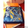 Wholesale Hermes Landscape Cashmere Silk Shawl 140 Blue