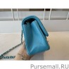 AAA+ Classic Flap Bag A1112 Light Blue Gold Hardware