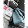 AAA+ Classic Flap Bag A1112 Light Blue