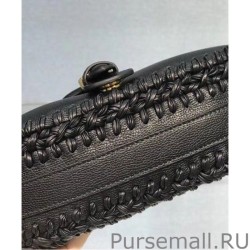 Inspired Christian Dior Medium Dior Bobby Bag Black