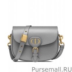 Top Quality Christian Dior Medium Dior Bobby Bag Gray