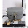 Top Quality Christian Dior Medium Dior Bobby Bag Gray