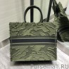 Replicas Christian Dior Oversize Book Tote Shopping Bag Army green