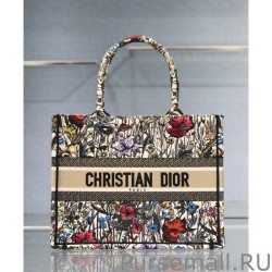 Designer Christian Dior Small Book Tote Gray