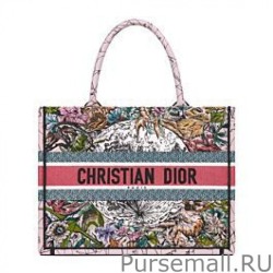 Cheap Christian Dior Small Book Tote Pink