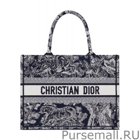 Top Christian Dior Small Dior Book Tote Black