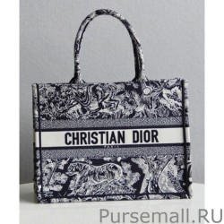 Top Christian Dior Small Dior Book Tote Black