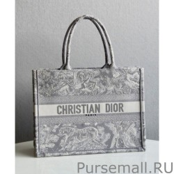 Cheap Christian Dior Small Dior Book Tote Gray