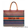 Best Christian Dior Book Tote bag M1286 Orange