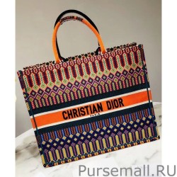 Best Christian Dior Book Tote bag M1286 Orange