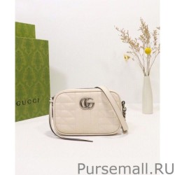 Knockoff GG Marmont Mini Shoulder Bag 634936 Cream