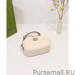 Knockoff GG Marmont Mini Shoulder Bag 634936 Cream