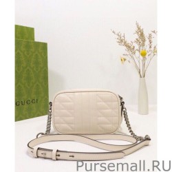 Knockoff GG Marmont Mini Shoulder Bag 634936 Cream