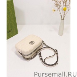 Knockoff GG Marmont Mini Shoulder Bag 634936 Cream