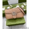 High Quality GG Marmont Small Shoulder Bag 443497 Apricot