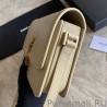 7 Star YSL Saint Laurent Solferino Medium Monogram Satchel Bag Apricot