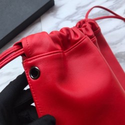 Wholesale YSL Saint Laurent Teddy Bucket Bag Red