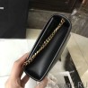 Replica Saint Laurent Monogram Shoulder Bag in Black Leather 354119