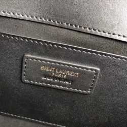 AAA+ YSL Saint Laurent Classic Monogram Wallet Smooth Leather Black