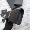 AAA+ YSL Saint Laurent Classic Monogram Wallet Smooth Leather Black