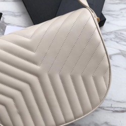 Luxury YSL Saint Laurent Joan Satchel In Y Quilted Leather Beige