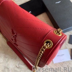 Fashion YSL Saint Laurent Niki Medium Smooth Leather Bag Red