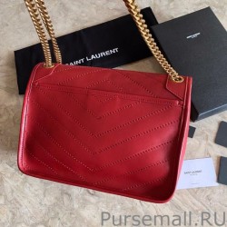 Fashion YSL Saint Laurent Niki Medium Smooth Leather Bag Red