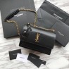 Fashion YSL Saint Laurent Sunset Medium Smooth leather Back Gold Hardware