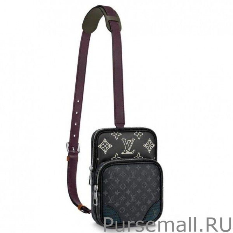 1:1 Mirror Amazone Sling Bag Monogram Eclipse M45439